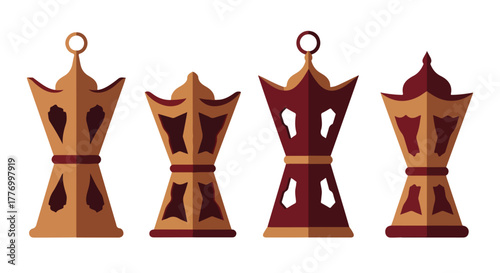 Traditional Arabic Incense Burners Collection Ramadan and Islamic Celebration Decorations