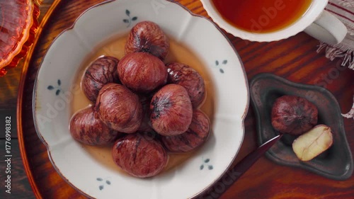 栗の渋皮煮｜秋の和風スイーツ