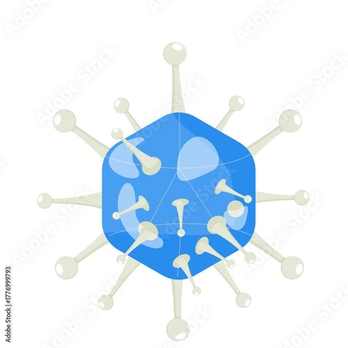 Adenovirus Illustration