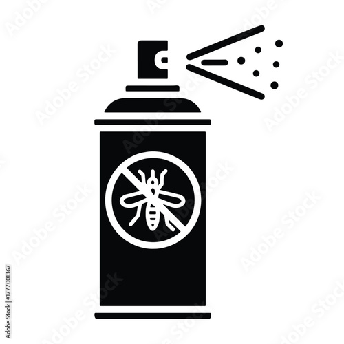 Insect Repellent Spray Can Icon