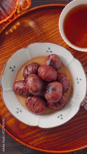 栗の渋皮煮｜秋の和風スイーツ