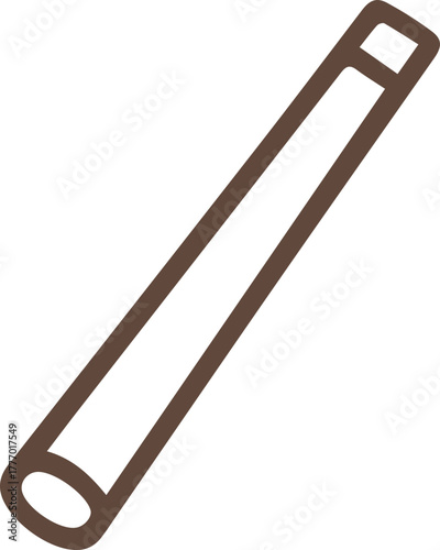 Clean Line Art Pen or Marker Icon Simple Vector Graphic Design Element