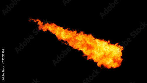 Fire breath flame strike