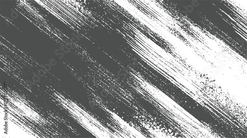Dark gray and white diagonal brush strokes texture background abstract black