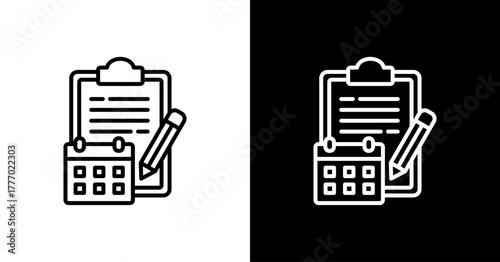 Summary  White Icon Set Design