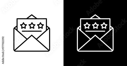 Feedback  White Icon Set Design