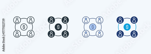 Mutual Fund Multiple Style Icon Collection