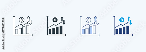 Market Volatility Multiple Style Icon Collection