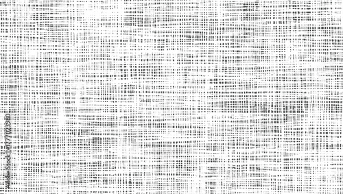 Black and white abstract textured background with horizontal and vertical lines vector
