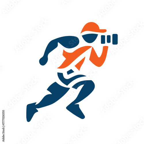 a type logo for a sports photograph website