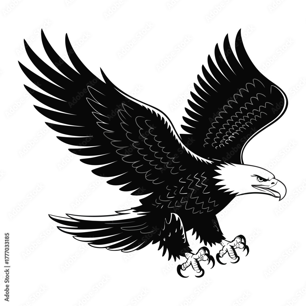 Obraz premium eagle vector illustration