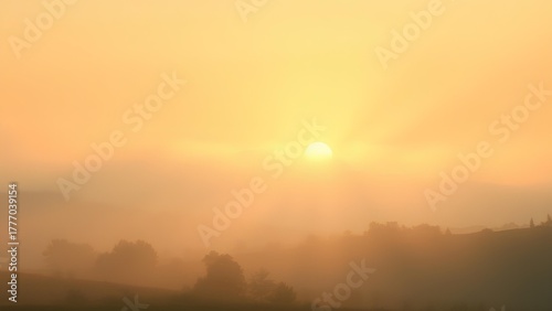 Ethereal Soft Rays of Morning Light