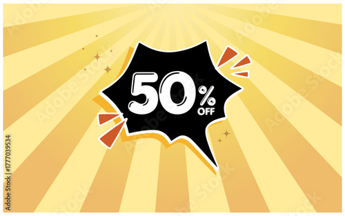 Vector Illustration for Discount Application