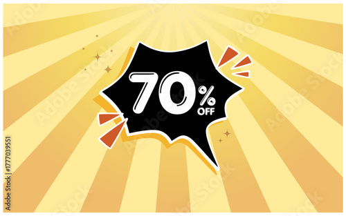 Vector Illustration for Discount Application