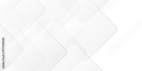 white overlap technology tech grid triangle business digital curve poster and banner web creative origami square rectangle template background.	
