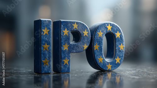 IPO Symbol: A detailed imag...