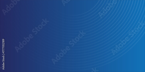 modern.Dark blue abstract vector background with bright and elegant glowing circle lines stacked together, 3D cover of business presentation banner or night party. modern