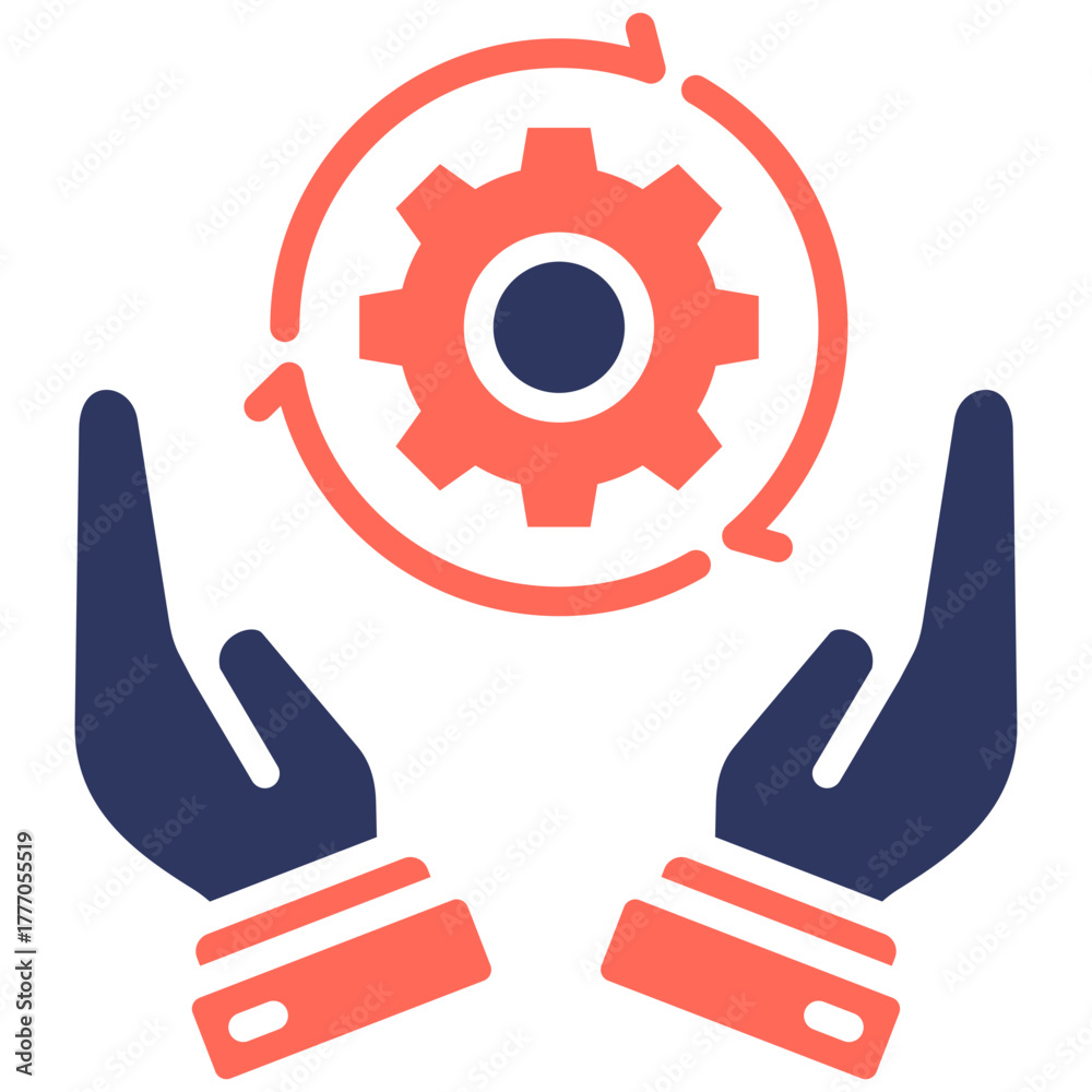 Obraz premium Change Management Icon