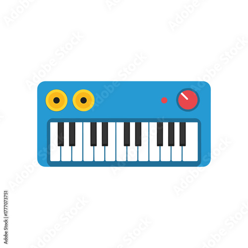 piano keys vector illustration