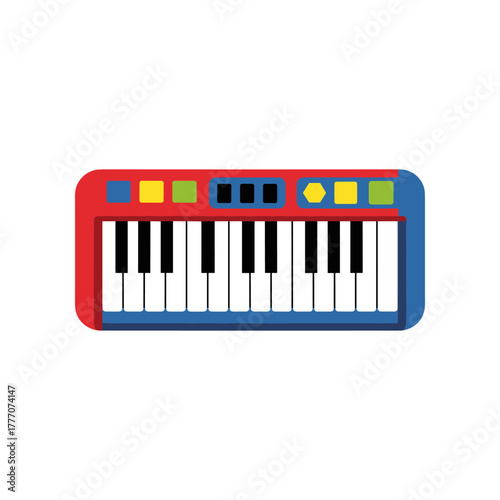 piano keys vector illustration
