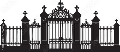 Illustration of collection of witch hats in black color for halloween celebration and decoration in vector format