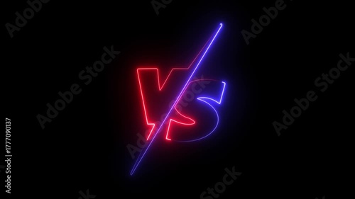 VS versus bars neon animated versus vs bars neon, VS versus bars neon animation on background VS versus bars neon animated, VS versus bars neon animated versus vs bars black screen.