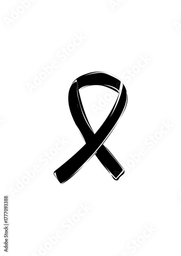 Black Morning ribbon