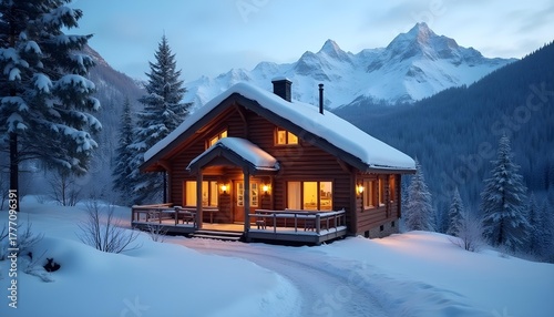 Elegant red and gold Christmas ornaments with soft bokeh lights background.