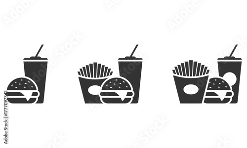 Fast food icon vector illustration
