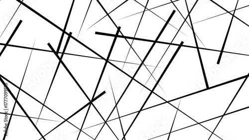 Metal grid isolated on the white background. nervures de Feuillet mores. Abstract lines in black and white tone of many squares and rectangle shapes on white background.