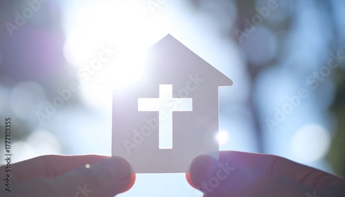 Faith at home A bright silhouette