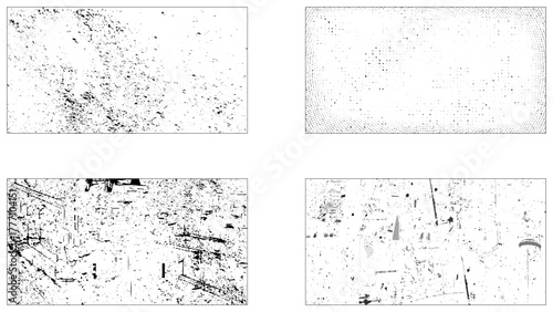 Simply Place illustration over any Object to Create grungy Effect, abstract, splattered , dirty, texture for your design. vector
