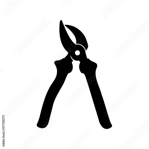 Pruning Shears Silhouette for Gardening and Landscaping Maintenance and Horticultural Activities