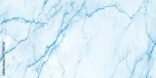 Seamless soft blue Marble Texture Background with Icy White and Soft Azure Veins for Luxury Interior Design.