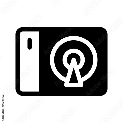 Cd Icon Vector Symbol Design Illustration