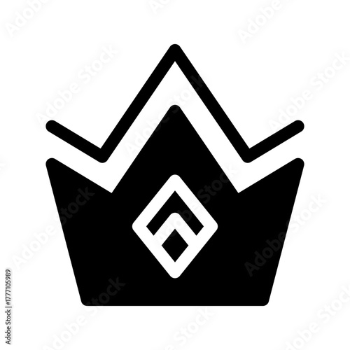 Crown Icon Vector Symbol Design Illustration
