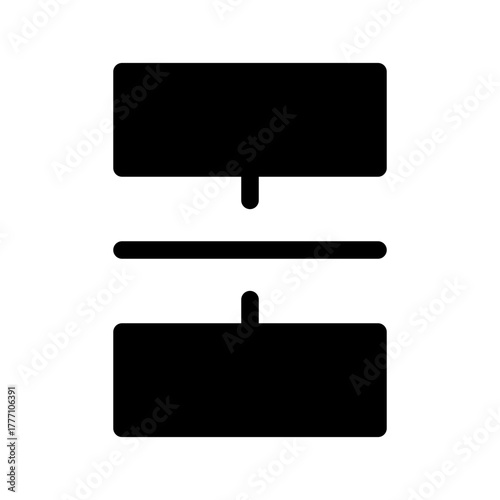Hierarchy Icon Vector Symbol Design Illustration