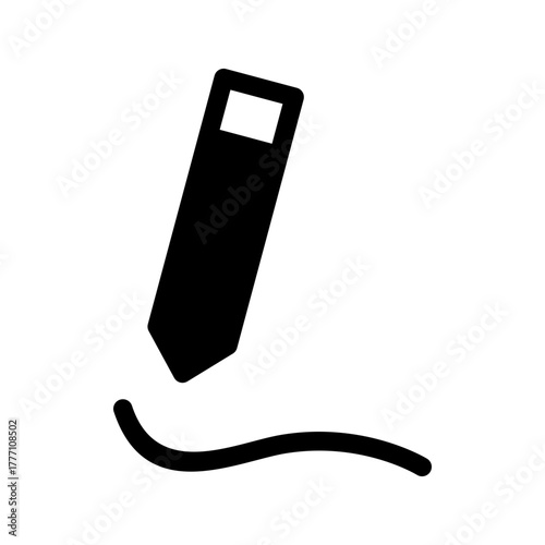 Pencil Icon Vector Symbol Design Illustration