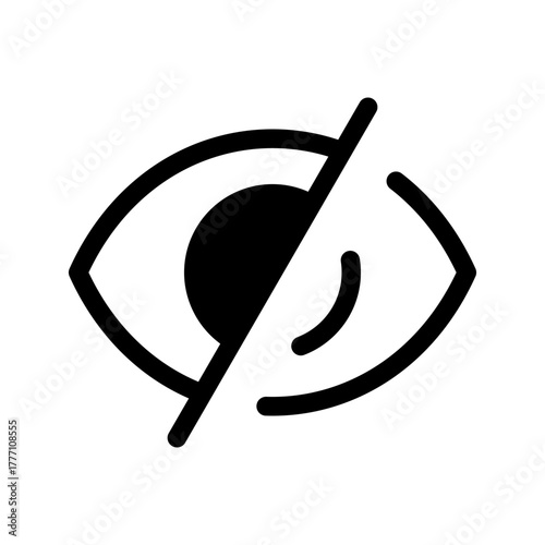 Invisible Icon Vector Symbol Design Illustration