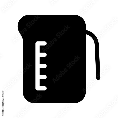 Measuring Cup Icon Vector Symbol Design Illustration