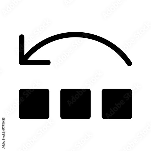 Rearrange Icon Vector Symbol Design Illustration