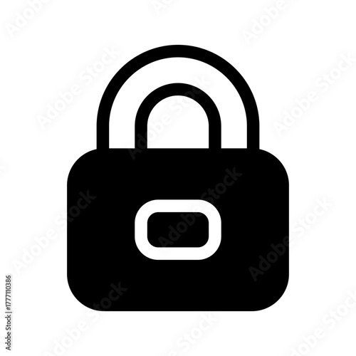 Lock Icon Vector Symbol Design Illustration