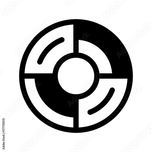 Target Icon Vector Symbol Design Illustration