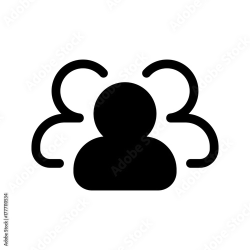 People Icon Vector Symbol Design Illustration