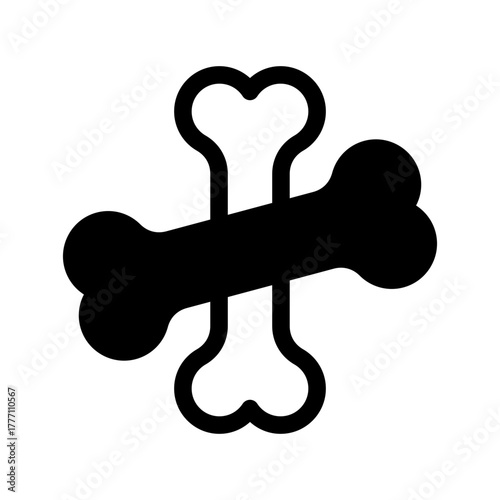 Bone Icon Vector Symbol Design Illustration
