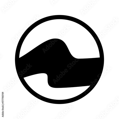 Moon Icon Vector Symbol Design Illustration