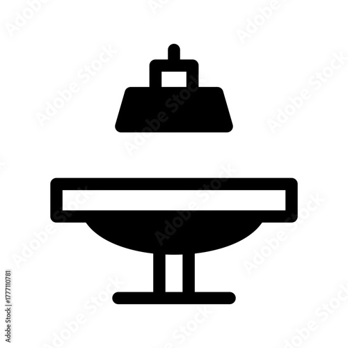 Surgery Room Icon Vector Symbol Design Illustration
