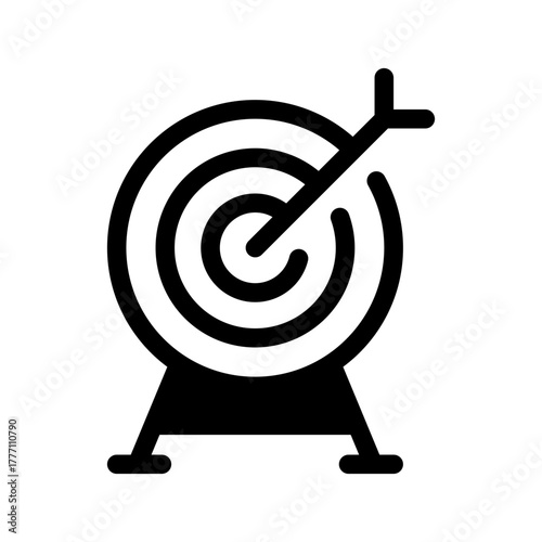Target Icon Vector Symbol Design Illustration