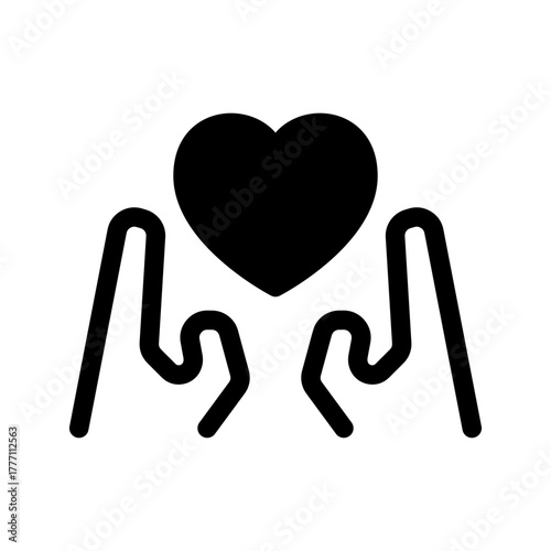 Care Icon Vector Symbol Design Illustration