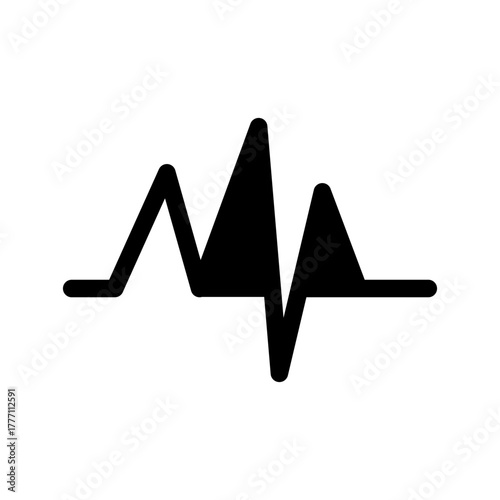 Heartbeat Icon Vector Symbol Design Illustration